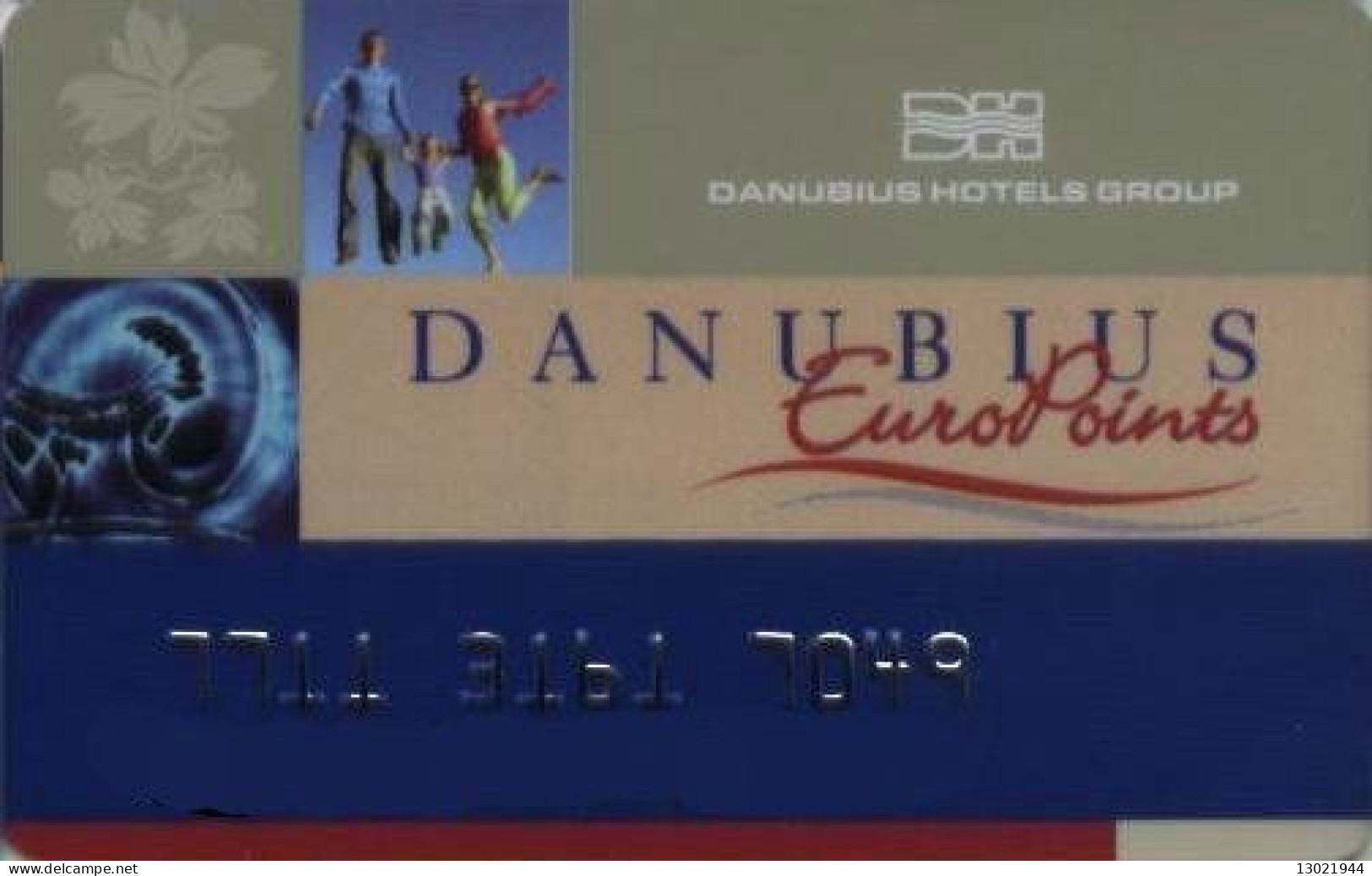 UNGHERIA   KEY HOTEL  Danubius Europoints - Loyalty Card - Cartas De Hotels