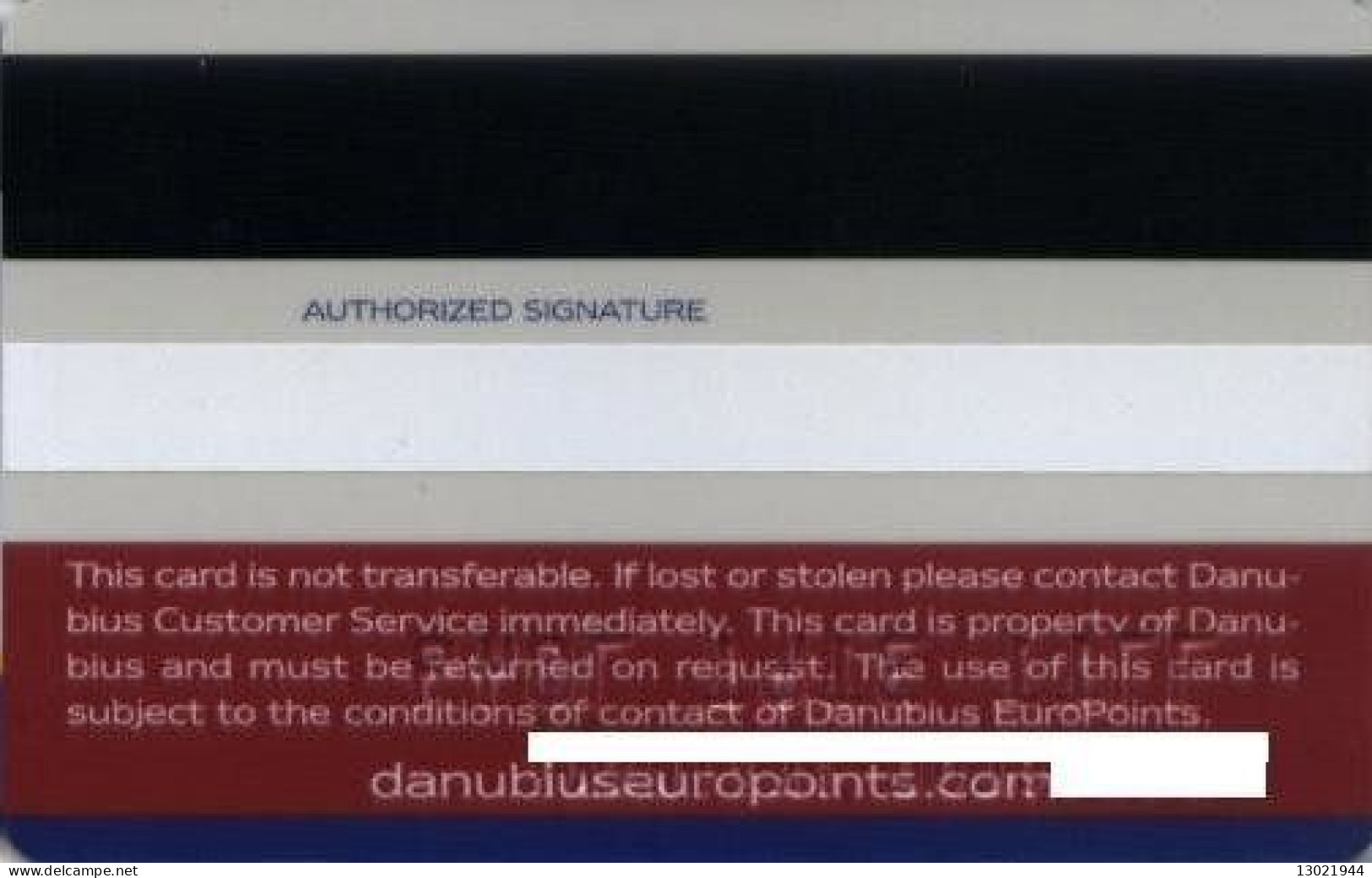 UNGHERIA   KEY HOTEL  Danubius Europoints - Loyalty Card - Hotel Keycards