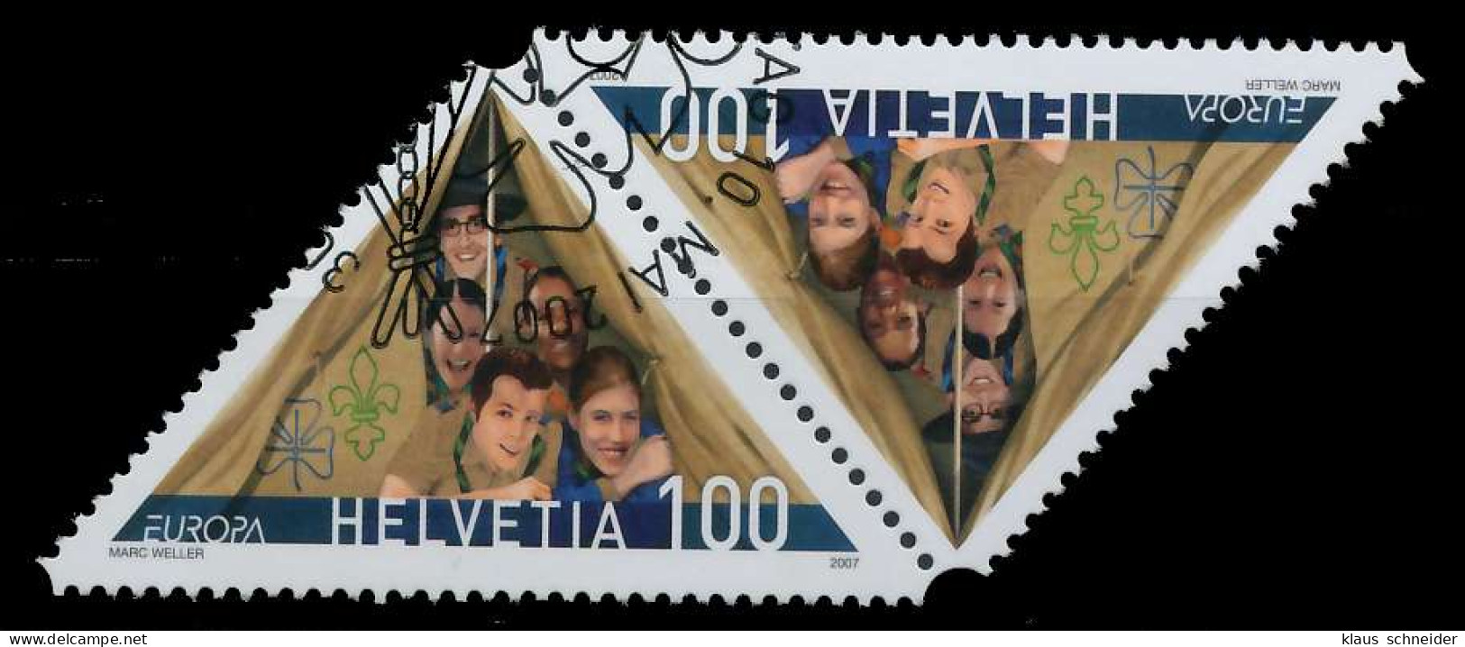 SCHWEIZ 2007 Nr 2011KDb Gestempelt WAAGR PAAR X73116E - Used Stamps