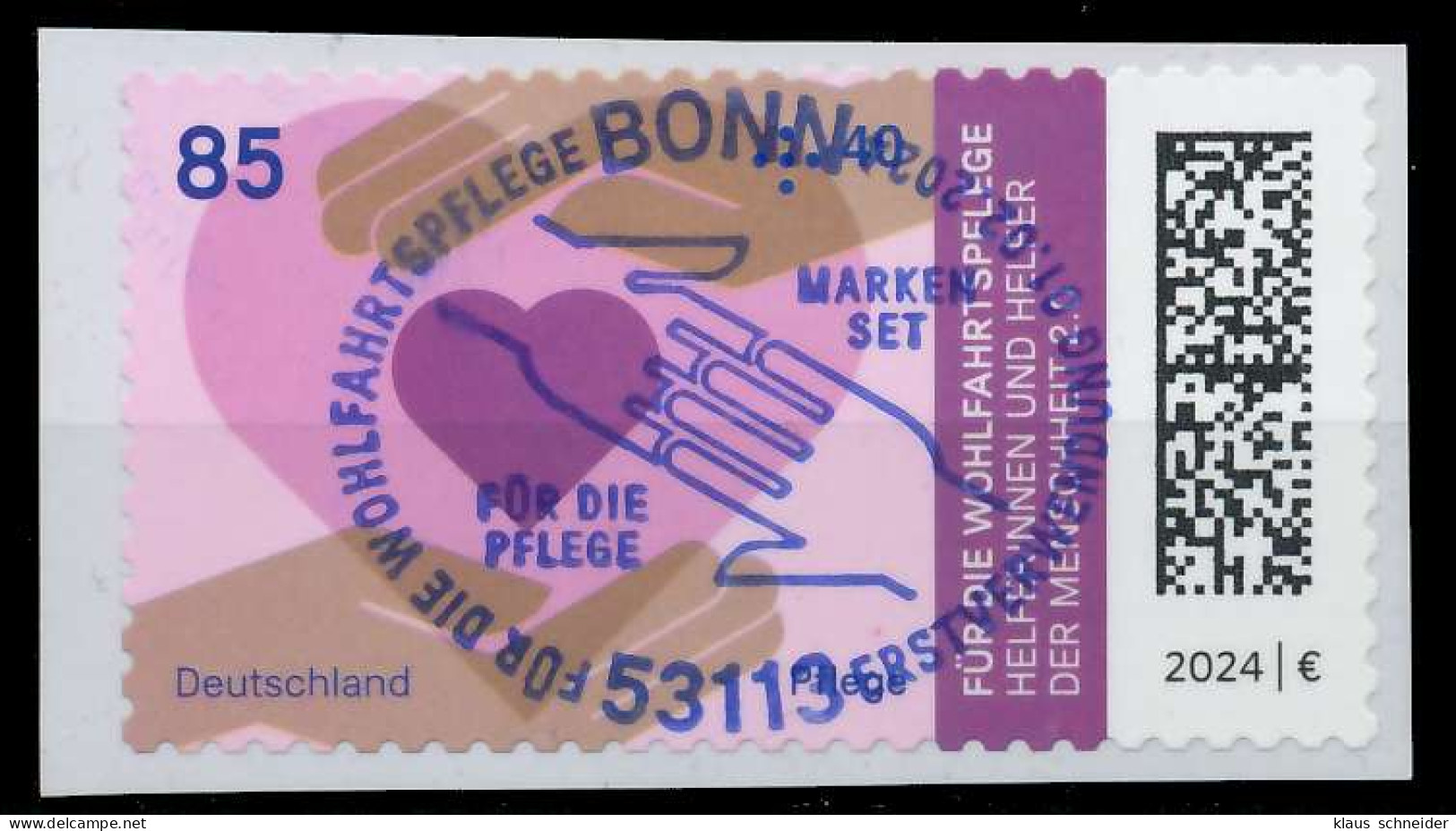 BRD BUND 2024 Nr 3816f ESST Zentrisch Gestempelt X73124A - Used Stamps