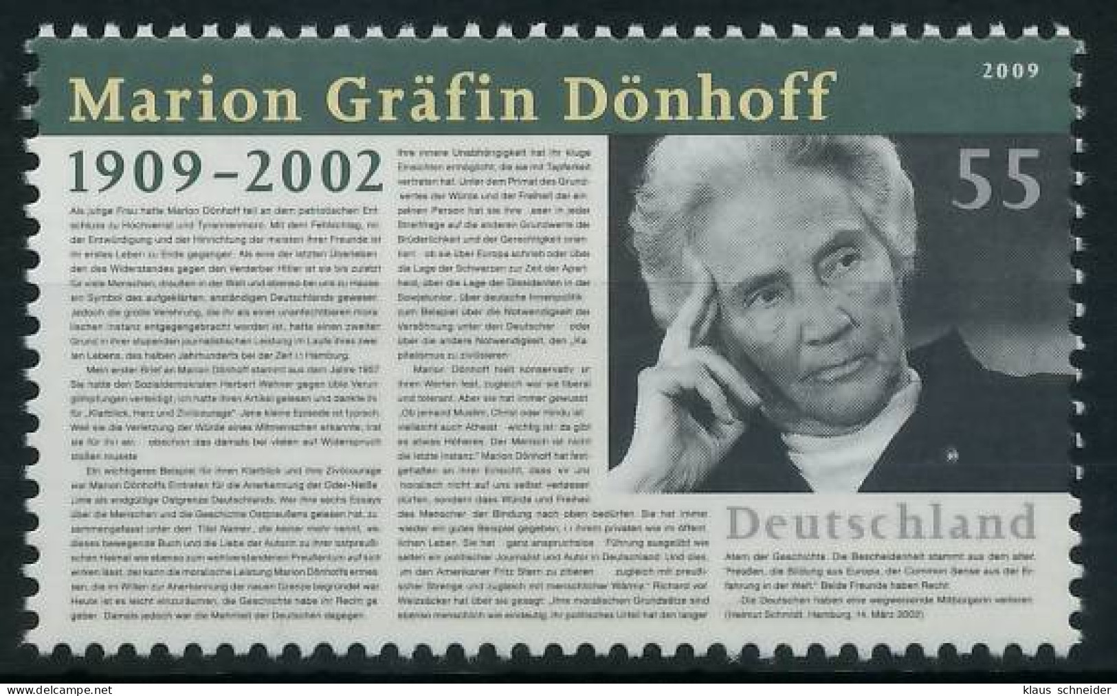 BRD BUND 2009 Nr 2766 Postfrisch S3BFE22 - Unused Stamps