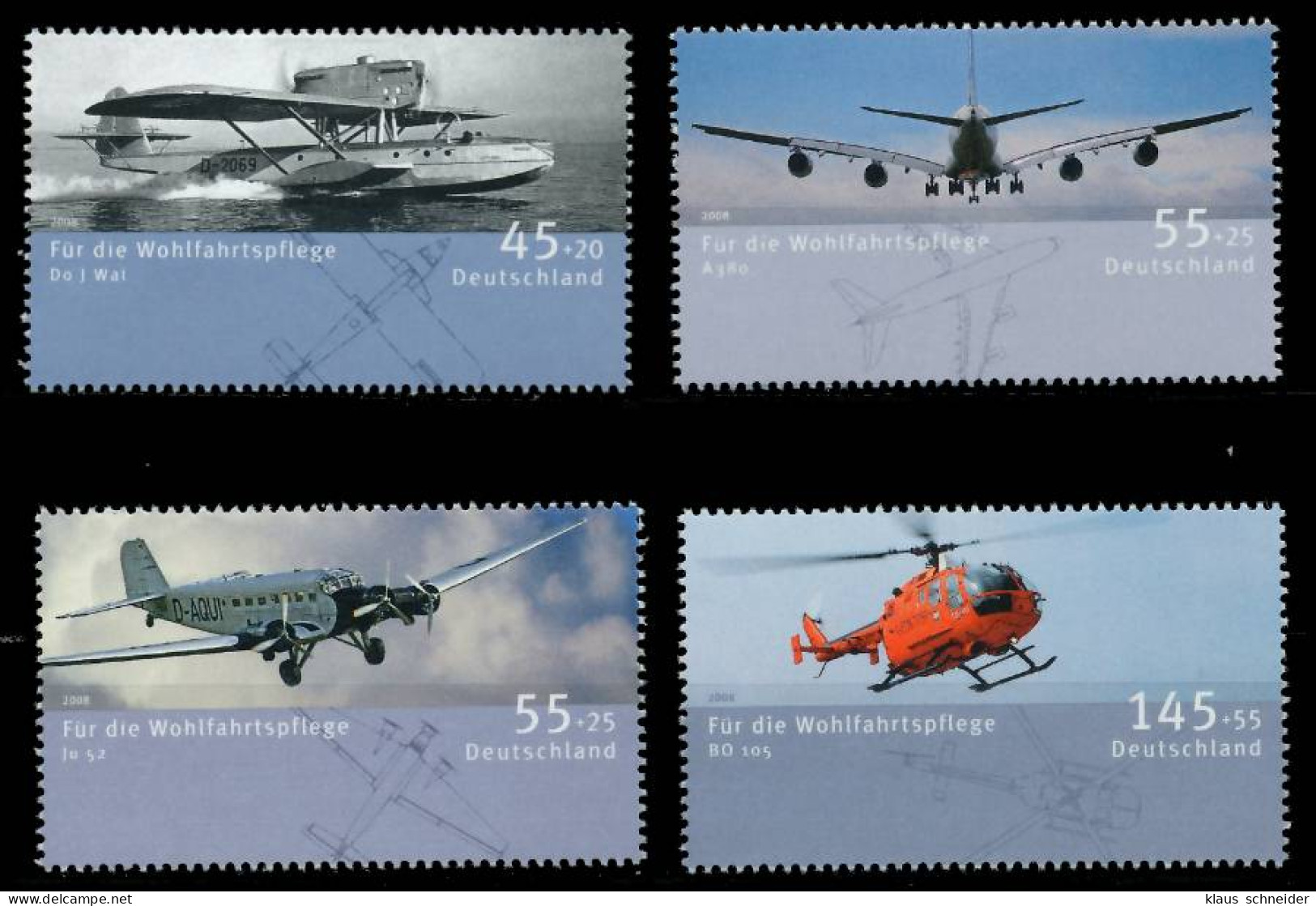 BRD BUND 2008 Nr 2670-2673 Postfrisch S3BFF4A - Unused Stamps
