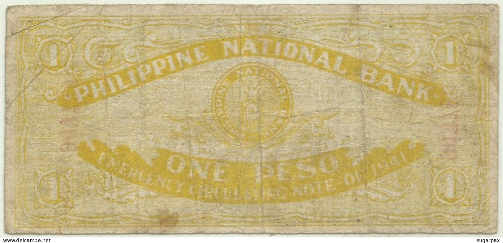 PHILIPPINES - 1 Peso - 1941 - Pick S 215 - Philippine National Bank CEBU - Filippine