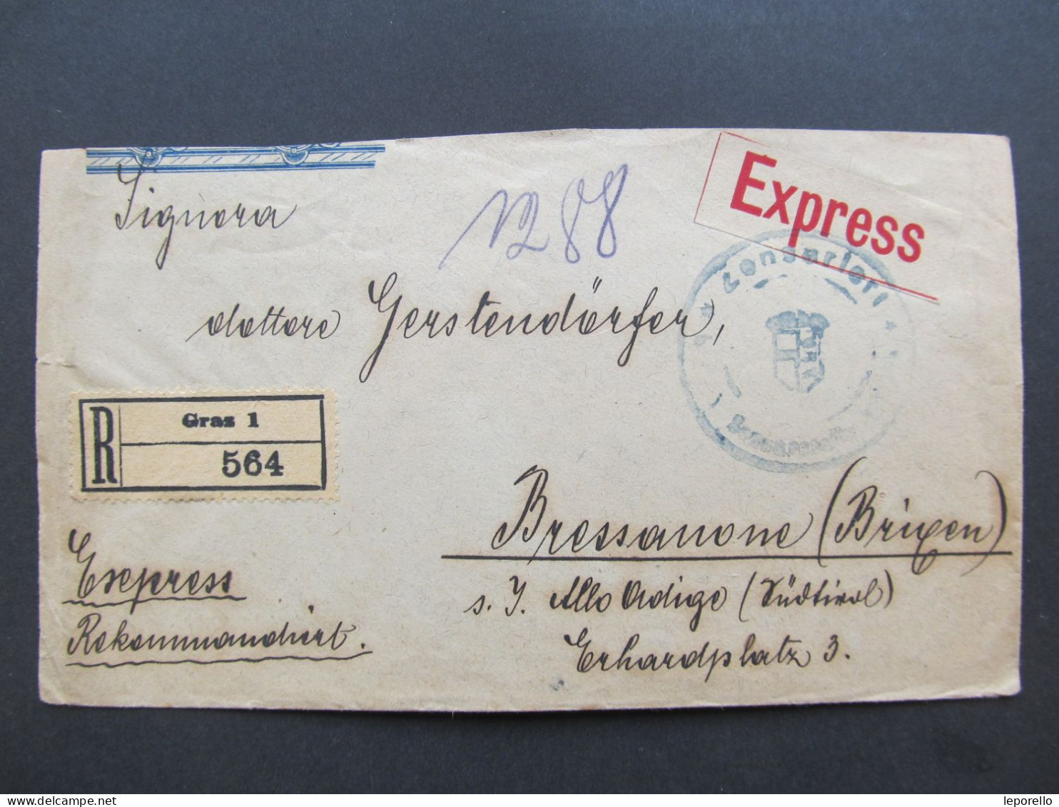 BRIEF Graz - Bressanone Brixen Express 1919  /// D*59521 - Lettres & Documents