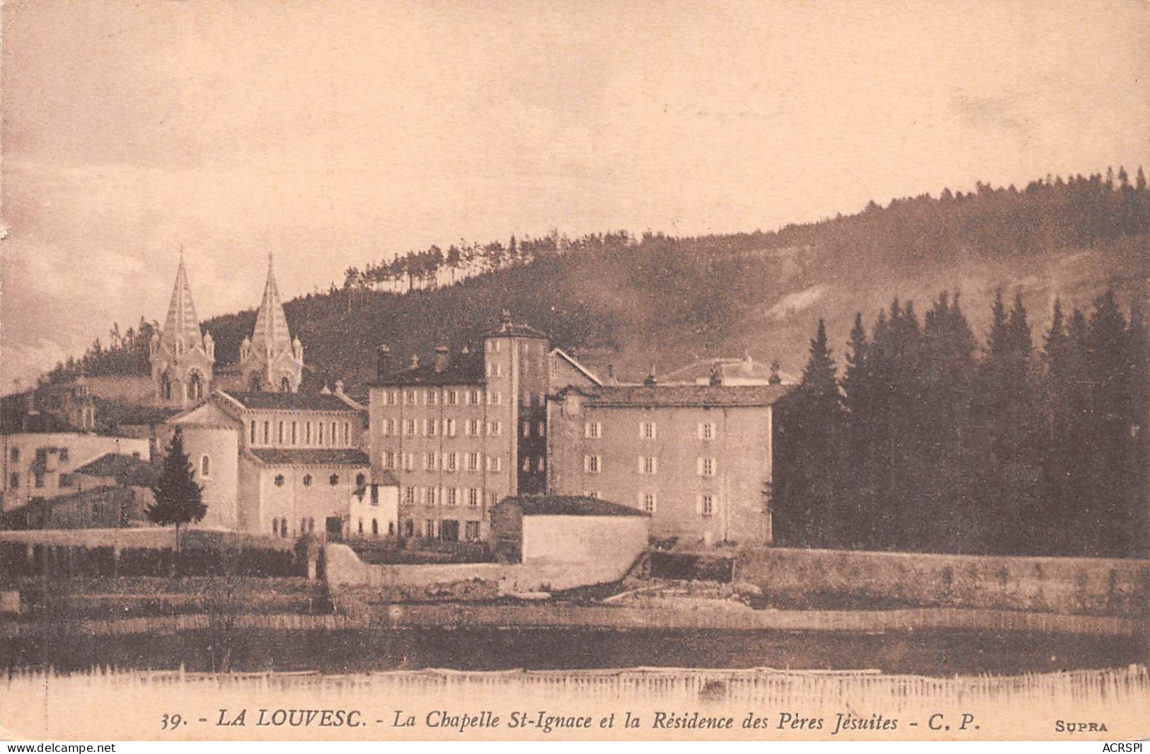 07 LA LOUVESC Vue Générale Chapelle St Ignace Des JESUITES (Scan R/V) N° 2 \MS9010 - La Louvesc