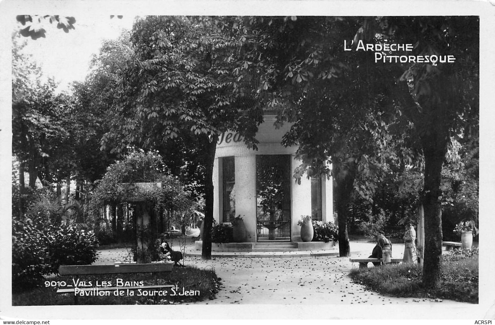 07 VALS-les-BAINS Source St Jean Le Pavillon (Scan R/V) N° 3 \MS9009 - Vals Les Bains