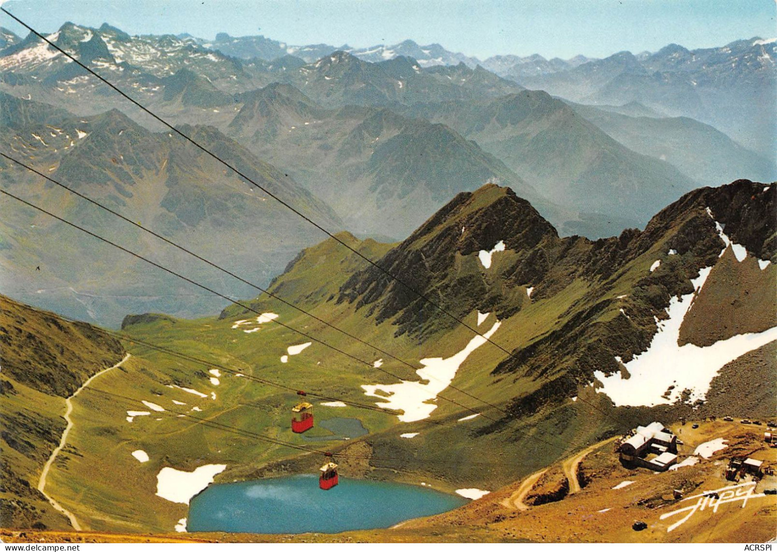 65 Gavarnie-Gèdre Téléphérique Des Laquets Lac D'Oncet Cp Vierge Non Circulé éd Alpy (Scan R/V) N° 55 \MS9007 - Gavarnie