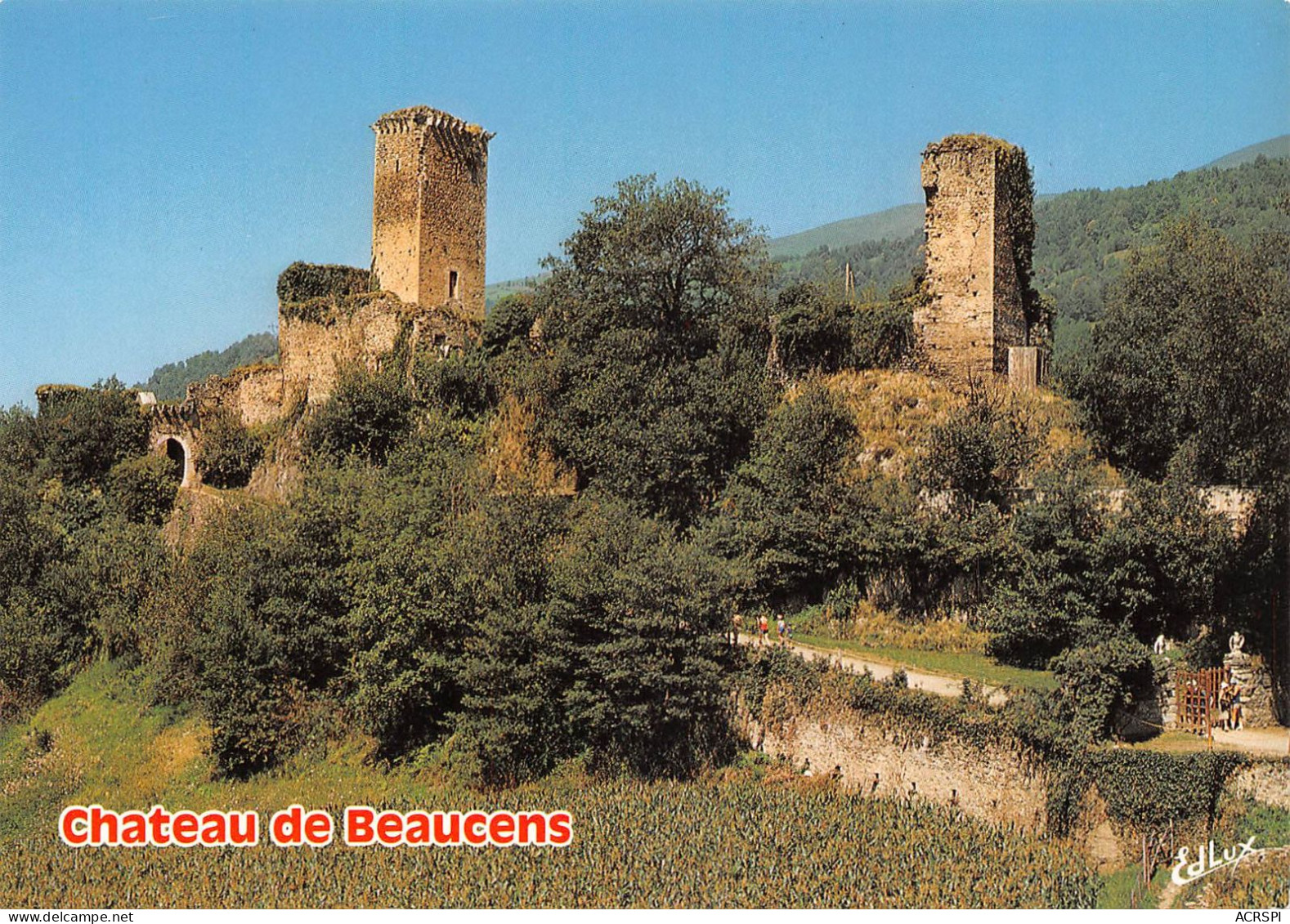 65 BEAUCENS Le Chateau (Scan R/V) N° 58 \MS9006 - Bagneres De Bigorre