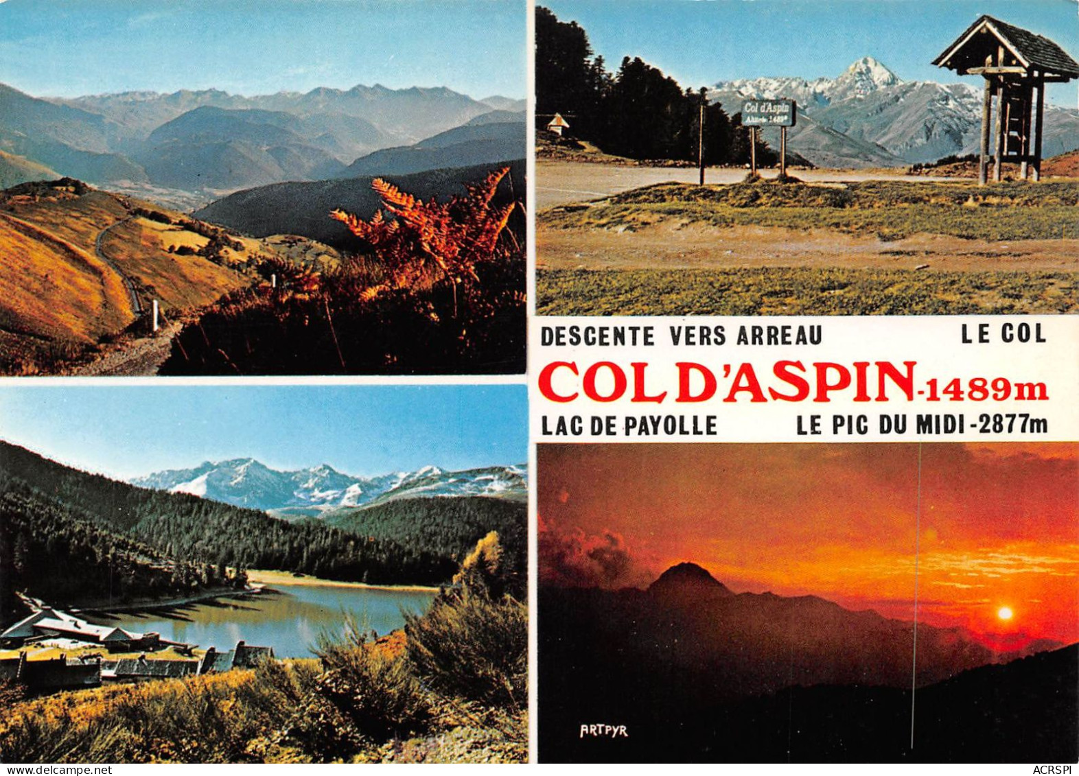 65 ARREAU Le Col D'Aspin (Scan R/V) N° 47 \MS9006 - Bagneres De Bigorre