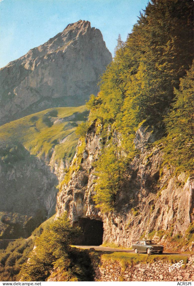 65 ARGELES Route De L'Auvisque Petit Tunnel Et Le GABIZOS (Scan R/V) N° 21 \MS9006 - Argeles Gazost