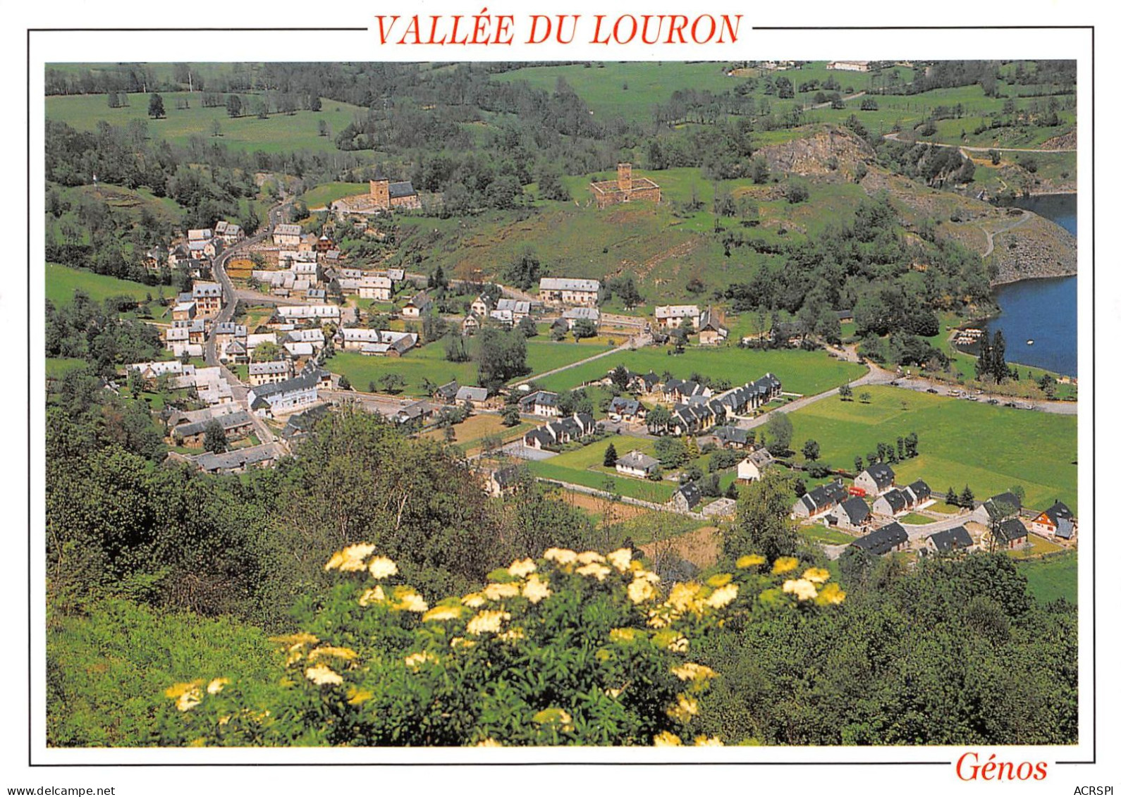 65 GENOS Vue Générale Vallée Du Louron (Scan R/V) N° 38 \MS9006 - Bagneres De Bigorre