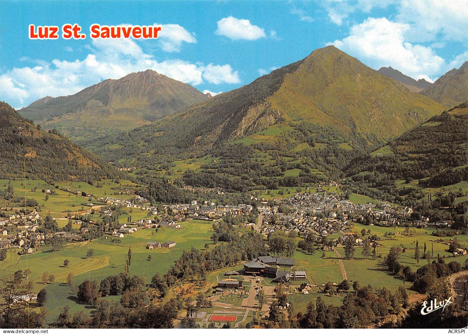 65 LUZ-SAINT-SAUVEUR Vue Générale (Scan R/V) N° 23 \MS9005 - Luz Saint Sauveur