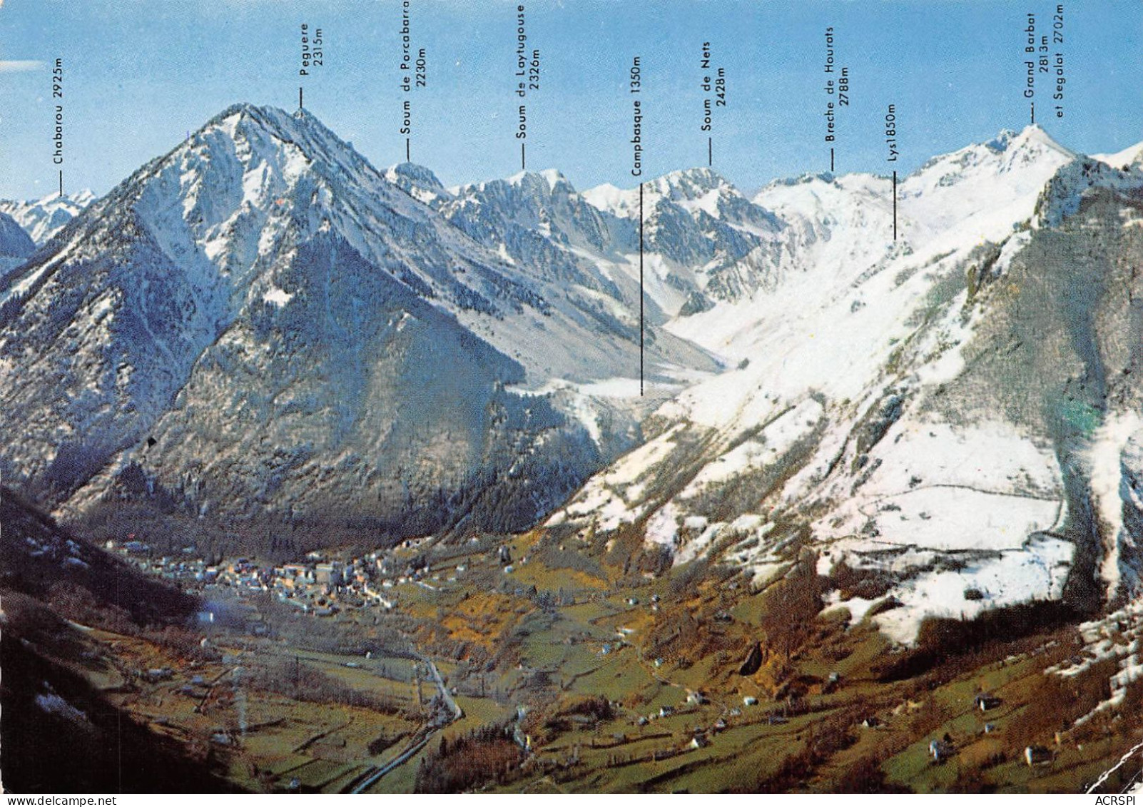65 CAUTERETS Vue D'ensemble Générale Panoramique Aérienne (Scan R/V) N° 22 \MS9004 - Cauterets