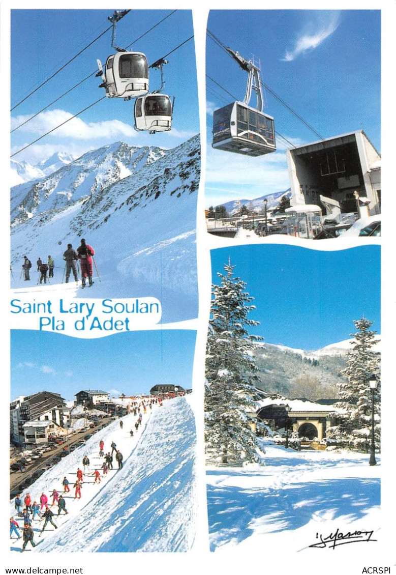 65 Saint-Lary-Soulan Piste D'ESPIAUBE Pla D'Adet Station De Ski (Scan R/V) N° 54 \MS9003 - Bagneres De Bigorre
