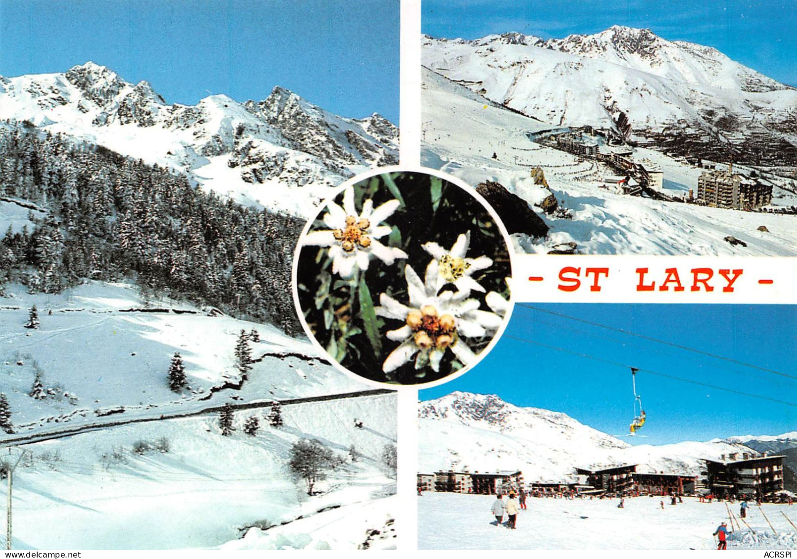 65 Saint-Lary-Soulan ESPIAUBE Pla D'Adet Edelweiss (Scan R/V) N° 51 \MS9003 - Bagneres De Bigorre