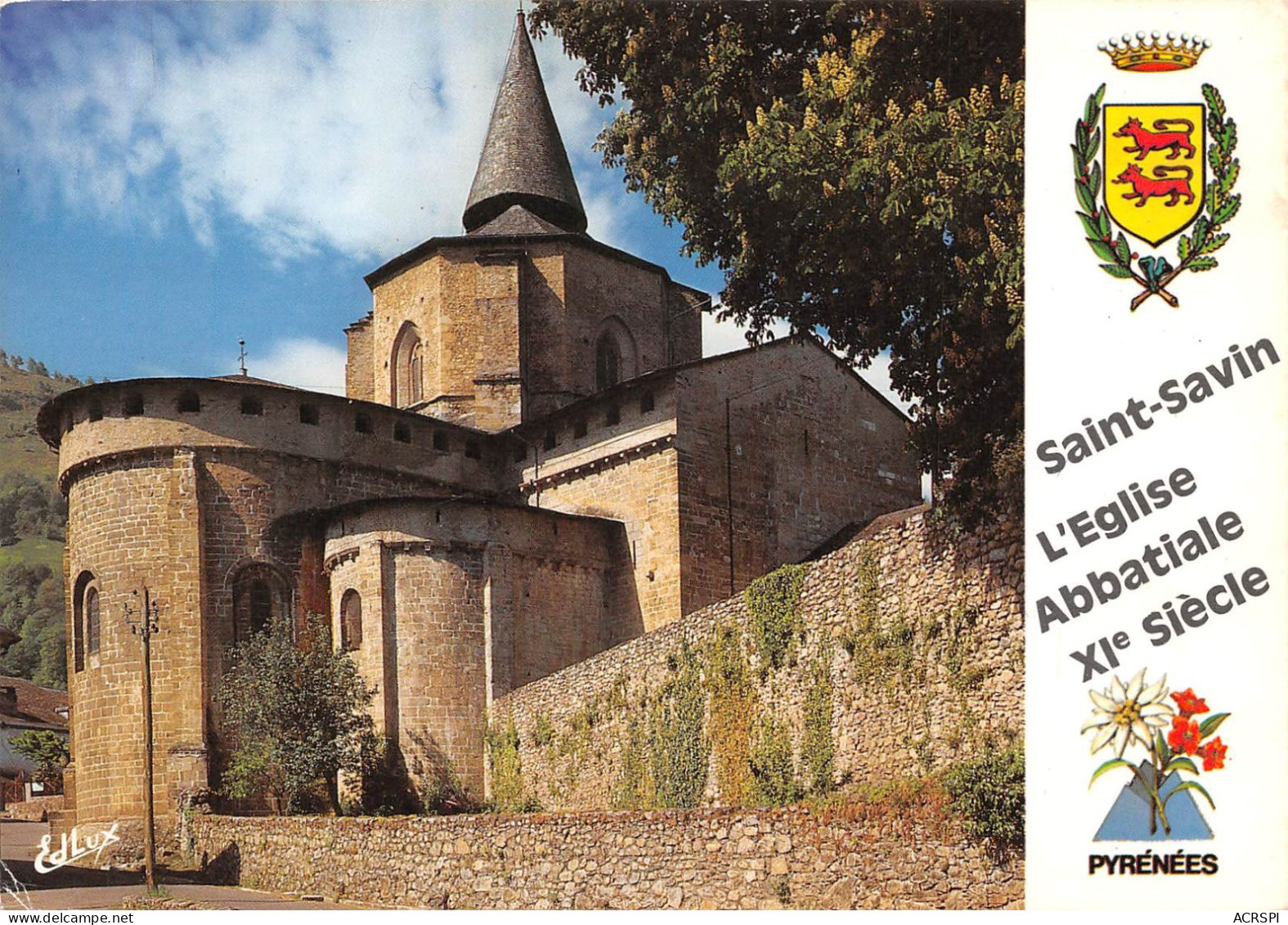 65 Argelès-Gazost SAINT-SAVIN L'église Abbatiale (Scan R/V) N° 21 \MS9003 - Argeles Gazost