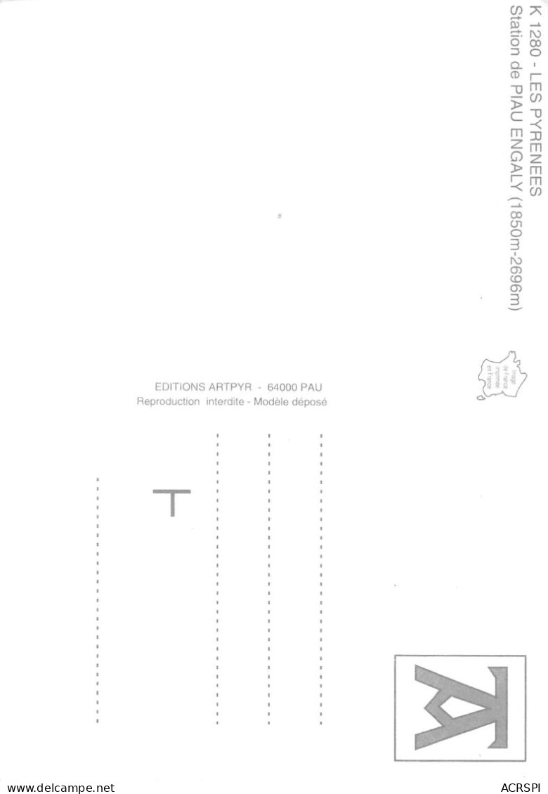 65 Piau-Engaly Aragnouet La Station (Scan R/V) N° 1 \MS9002 - Aragnouet