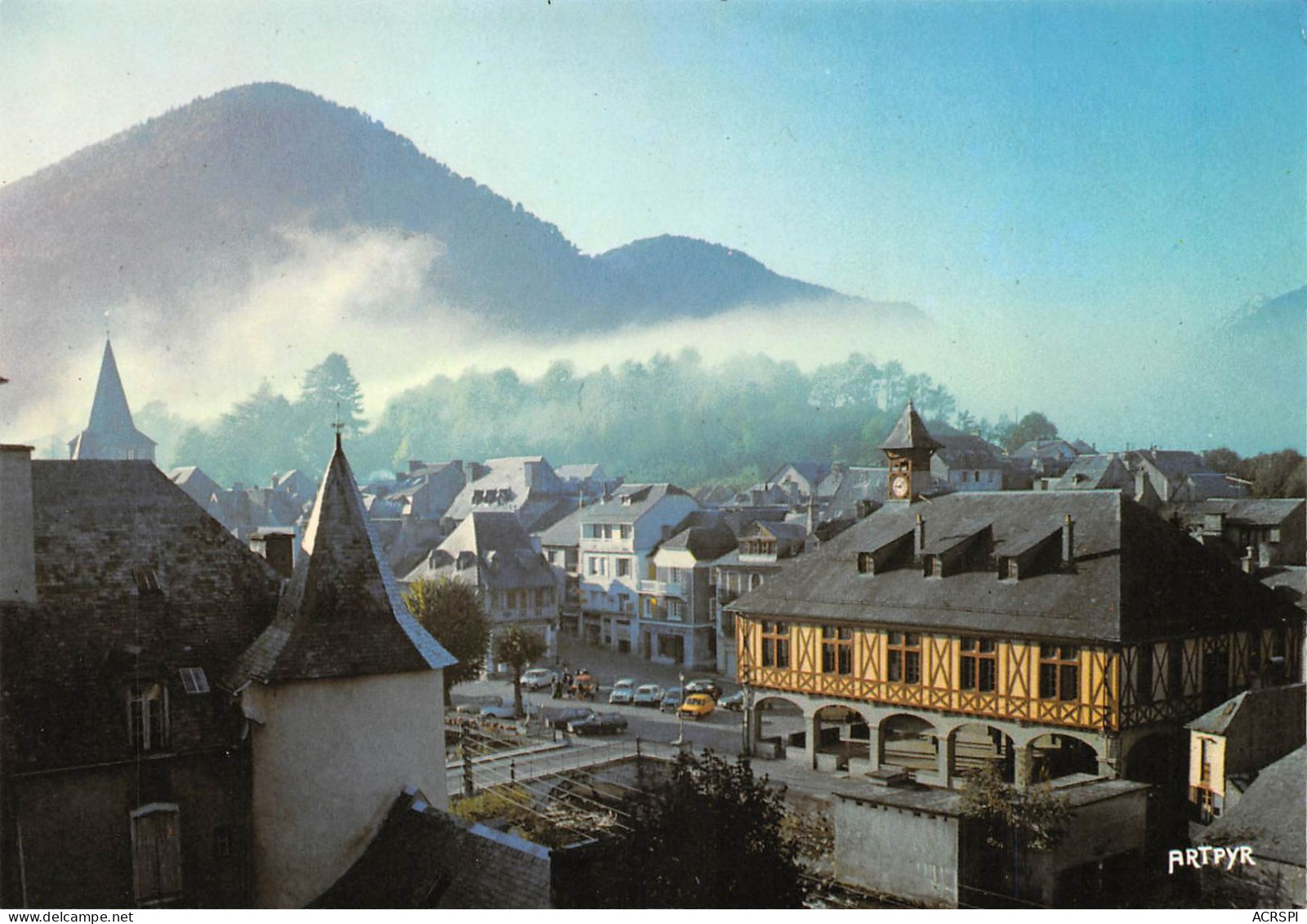 65 Arreau Vue Générale De La Mairie (Scan R/V) N° 51 \MS9001 - Argeles Gazost