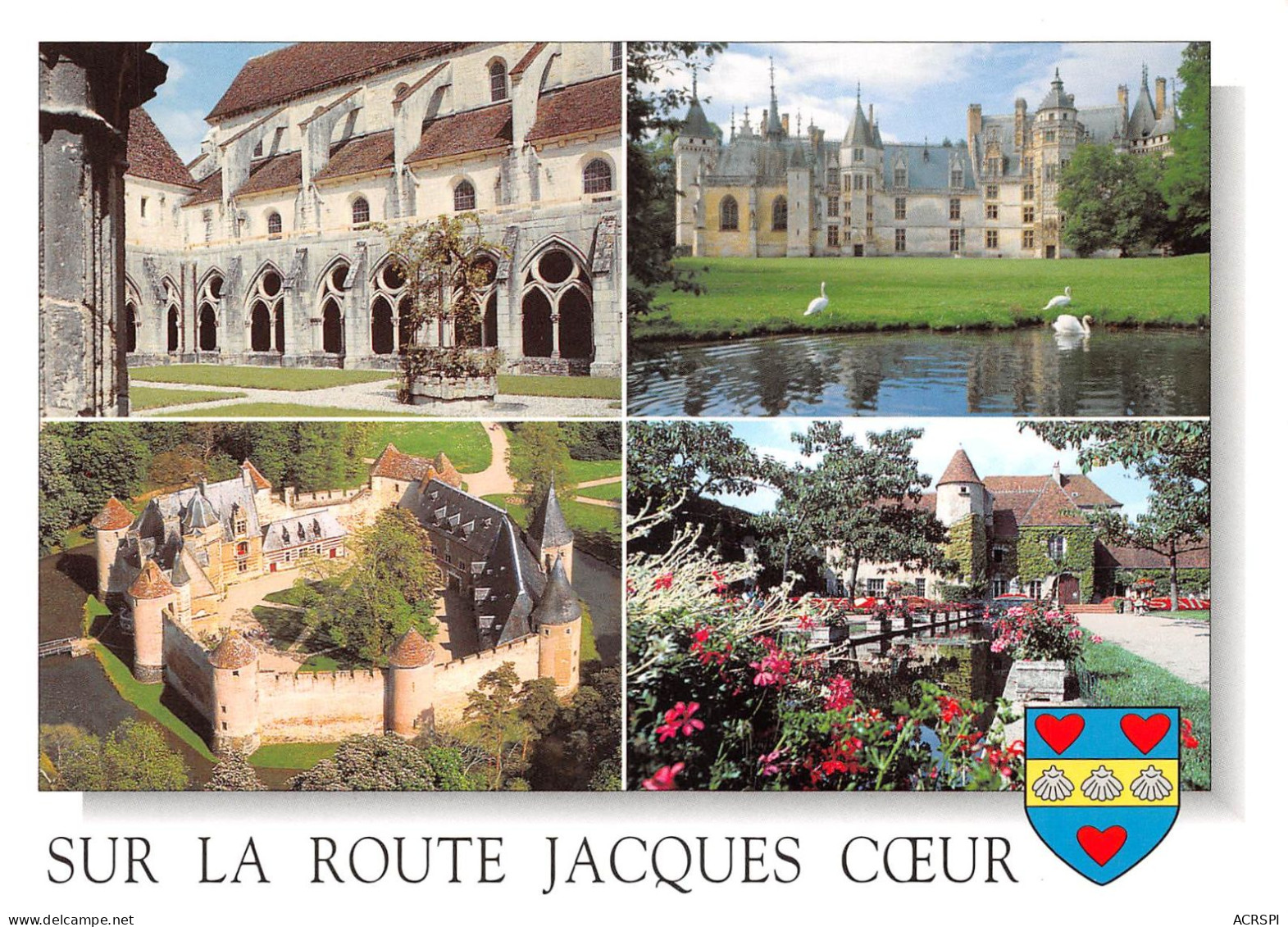 18 Route Jacques Coeur Noirlac Meillant AINAY Saint-Amand Carte Vierge Non Circulé (Scan R/V) N° 59 \MS9016 - Saint-Amand-Montrond