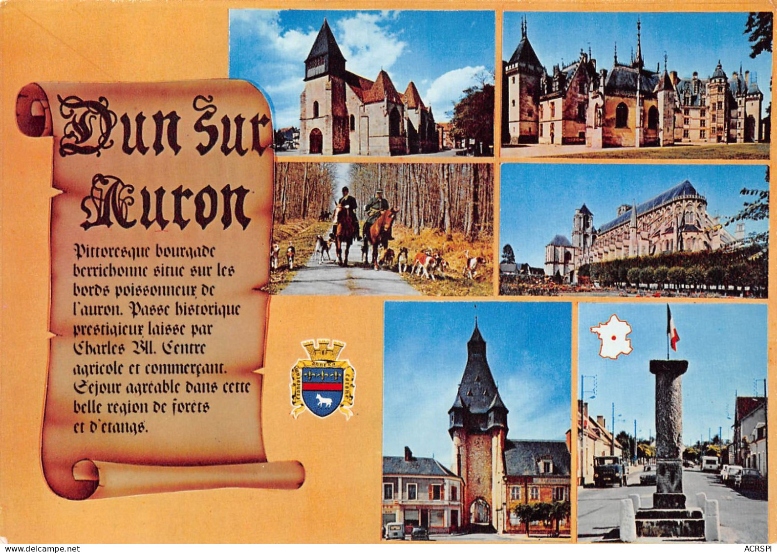18 DUN-SUR-AURON Multivue Carte Vierge Non Circulé éd CIM (Scan R/V) N° 52 \MS9016 - Dun-sur-Auron