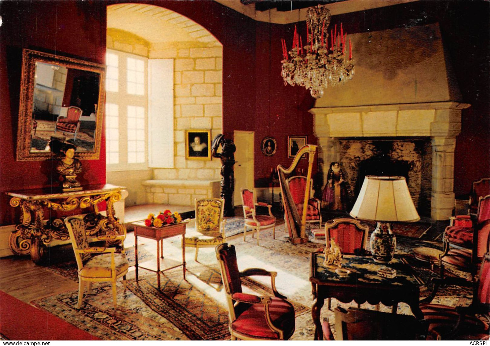 18 Chateau De CULAN Le Salon Carte Vierge Non Circulé éd Du LYS (Scan R/V) N° 48 \MS9016 - Chateauneuf Sur Cher