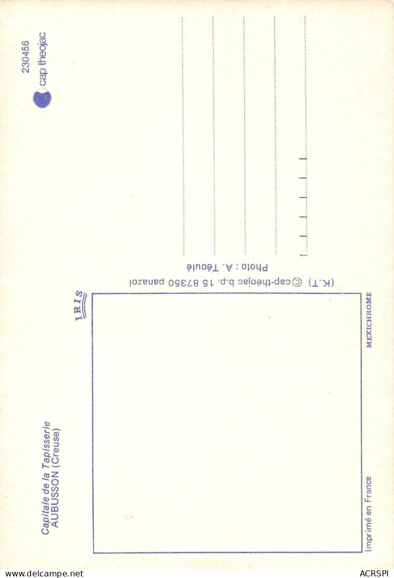 23 AUBUSSON Les Fleurs Cp Vierge Non Circulé éd CAP-théojac (Scan R/V) N° 56 \MS9015 - Aubusson