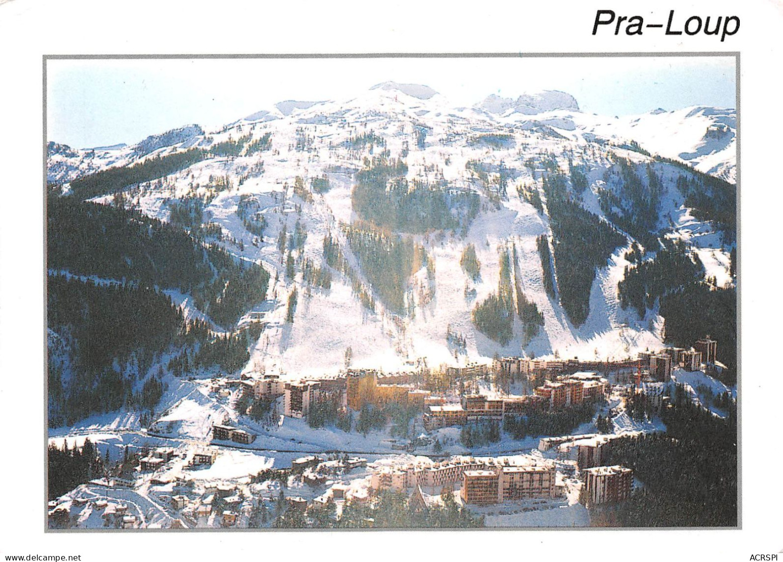 04 PRA-LOUP Uvernet-Fours Vue Aérienne De La Station Et Des Pistes (Scan R/V) N° 24 \MS9013 - Barcelonnette