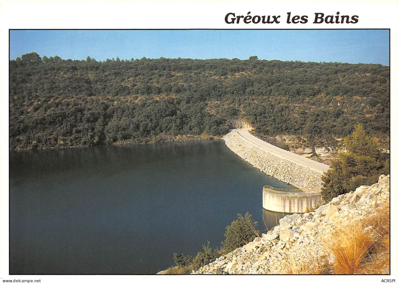 04 GREOUX-LES-BAINS Barrage Et Lac De Retenue Esparron (Scan R/V) N° 15 \MS9012 - Gréoux-les-Bains