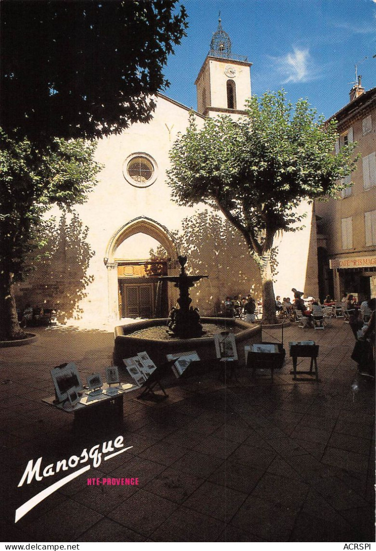 04 MANOSQUE La Place Saint-Sauveur (Scan R/V) N° 24 \MS9011 - Manosque