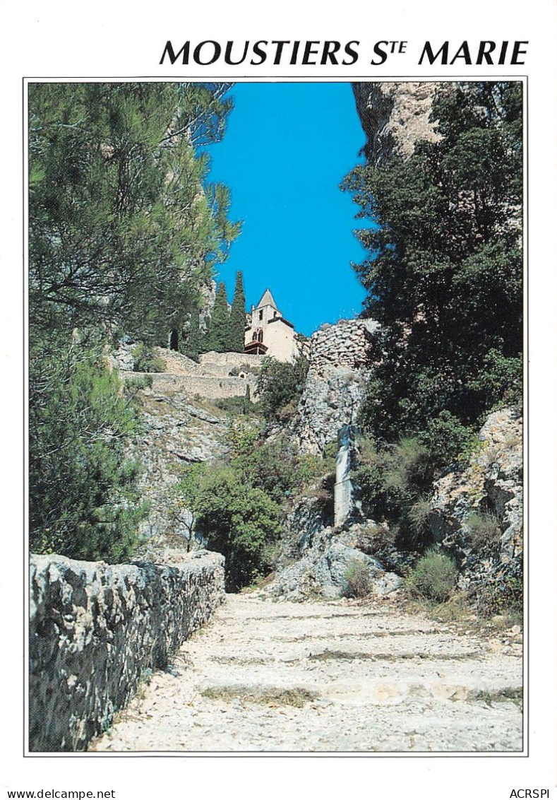 04 MOUSTIERS SAINTE MARIE Le Chemin De Croix (Scan R/V) N° 17 \MS9011 - Other & Unclassified