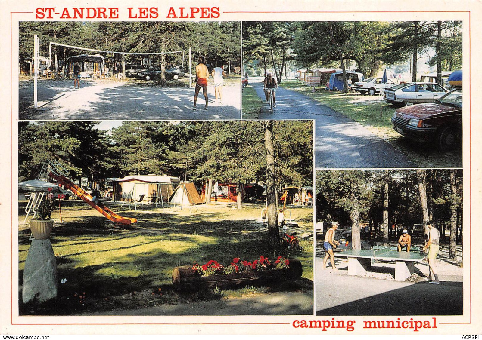 04 SAINT-ANDRE-LES-ALPES Multivue Du Camping Municipal (Scan R/V) N° 2 \MS9011 - Altri & Non Classificati