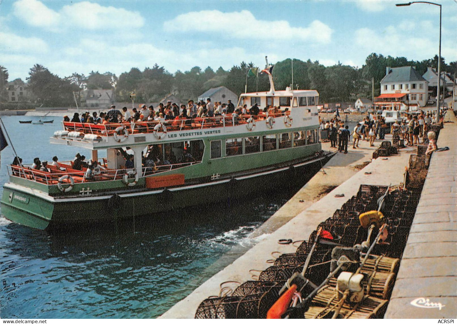 56 RHUYS Arzon PORT-NAVALO Arrivée De La Vedette Verte (Scan R/V) N° 39 \MS9025 - Arzon