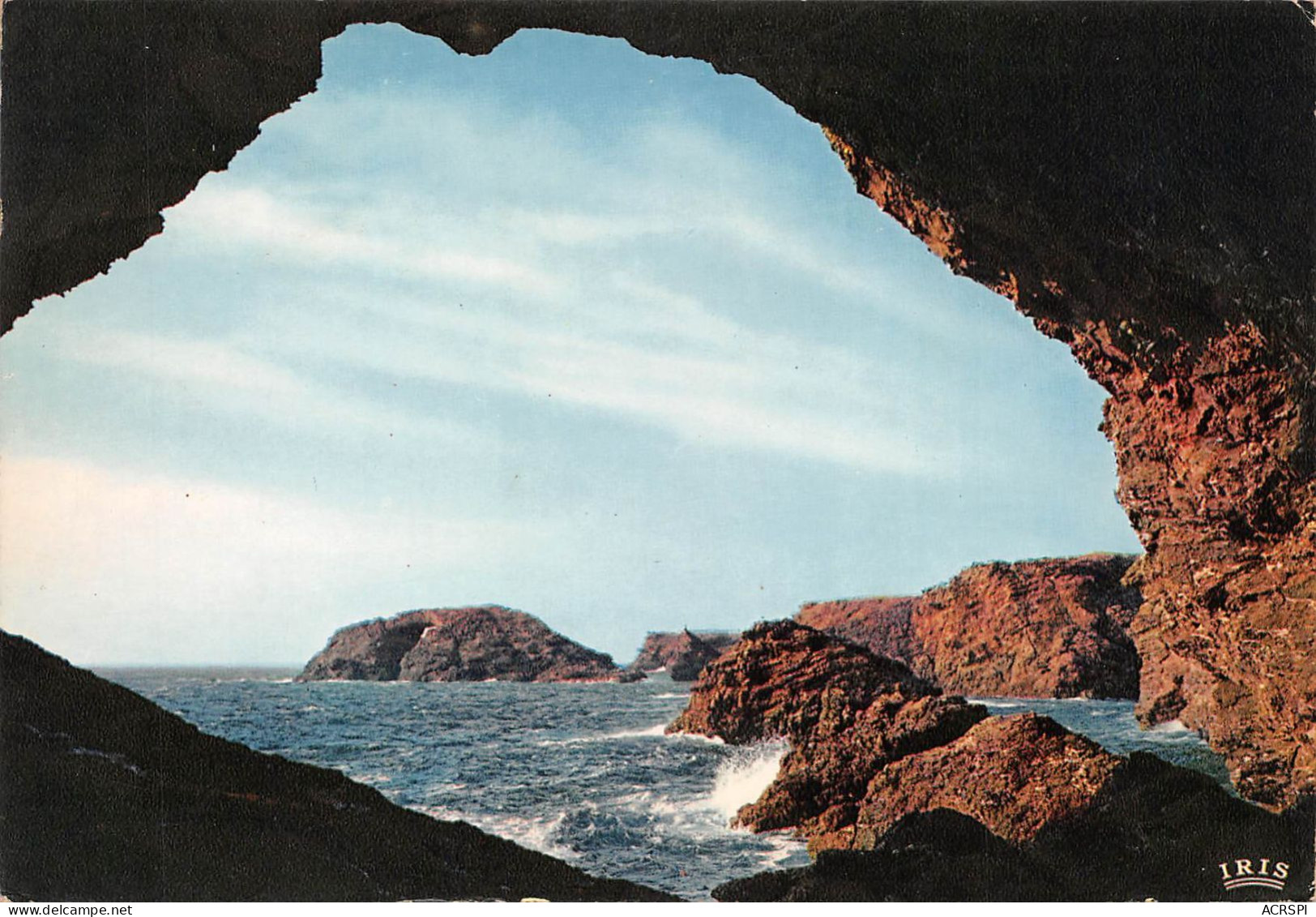 56 BELLE-ÎLE-EN-MER SAUZON Grotte De L'Apothicairerie Roches Percées éditions CAP (Scan R/V) N° 34 \MS9024 - Belle Ile En Mer