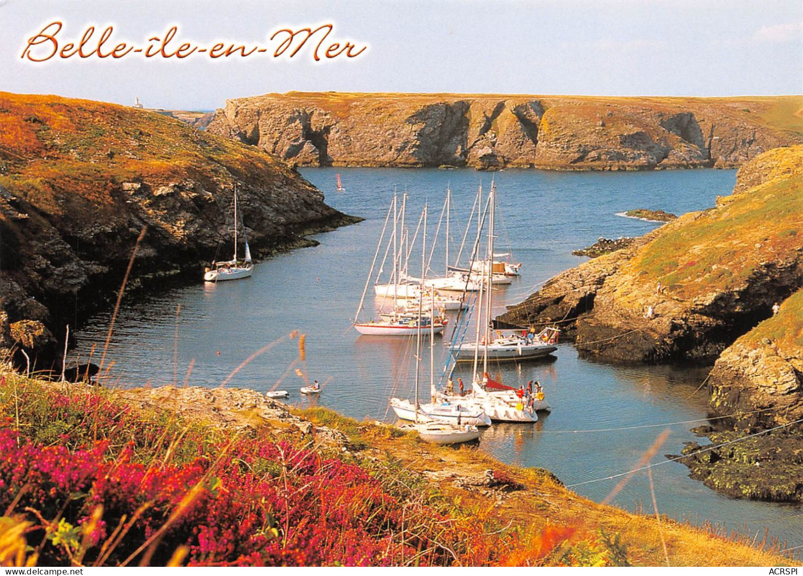 56 BELLE-ÎLE-EN-MER Le Port Naturel De Ster-Vras Et Ses Falaises (Scan R/V) N° 14 \MS9024 - Belle Ile En Mer