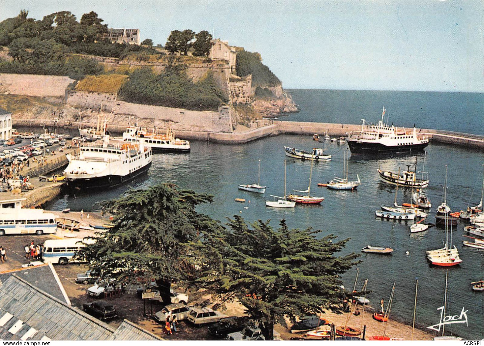 56 BELLE-ÎLE-EN-MER Port Du Palais (Scan R/V) N° 1 \MS9024 - Belle Ile En Mer