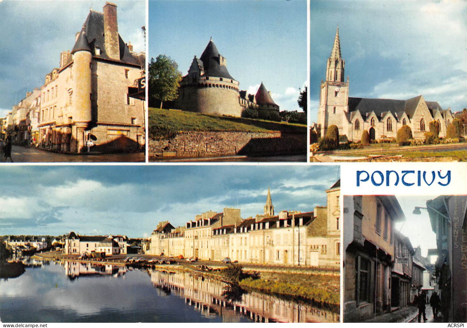 56 PONTIVY Multivue De La Ville (Scan R/V) N° 54 \MS9023 - Pontivy