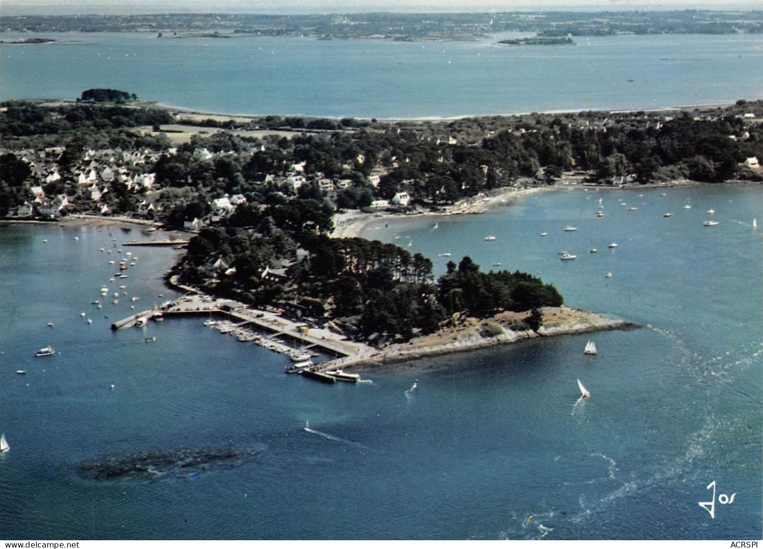 56 L'île Aux Moines Le Débarcadère (Scan R/V) N° 30 \MS9023 - Ile Aux Moines