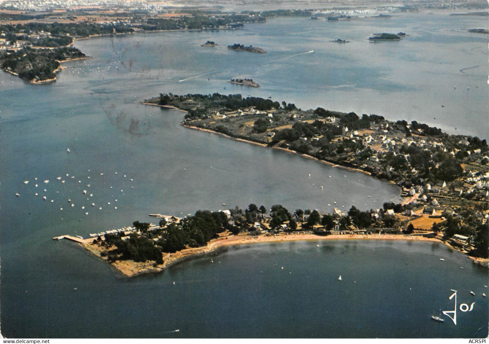 56 L'île Aux Moines Port Et Pointe Du Trech (Scan R/V) N° 29 \MS9023 - Ile Aux Moines