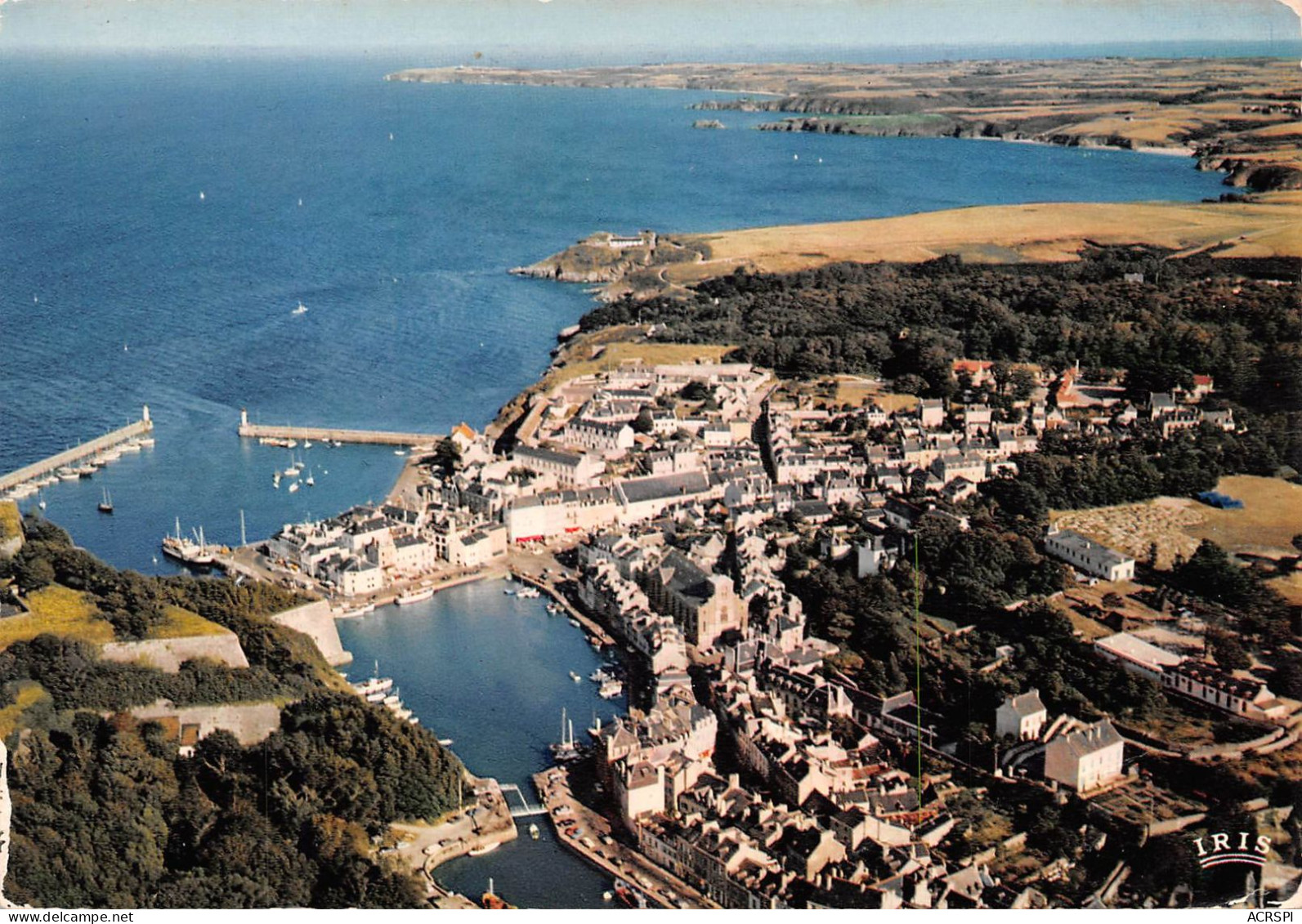 56 BELLE-ÎLE-EN-MER Port Du Palais Vue Aérienne (Scan R/V) N° 3 \MS9024 - Belle Ile En Mer