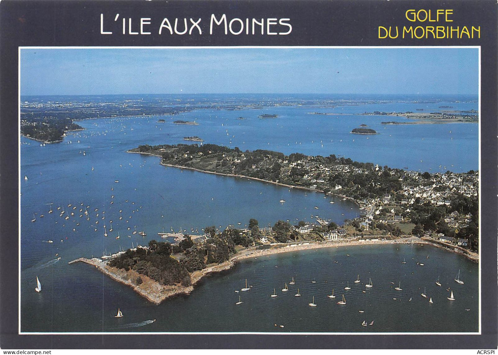 56 L'île Aux Moines Vue Générale (Scan R/V) N° 20 \MS9023 - Ile Aux Moines