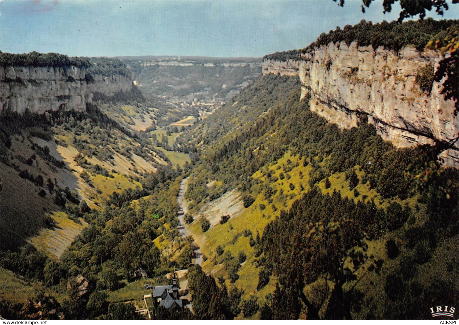 39 BAUME-LES-MESSIEURS Vue Panoramique Environs De Lons-Le-Saunier Vallée (Scan R/V) N° 4 \MS9020 - Baume-les-Messieurs