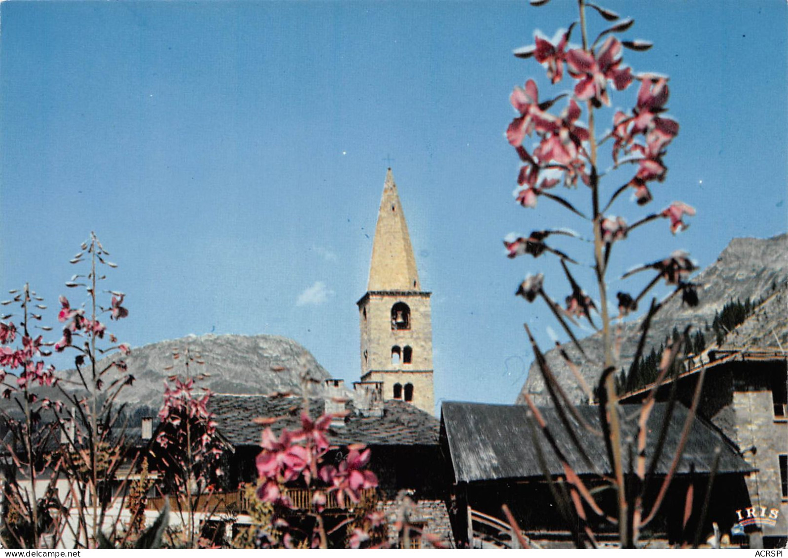 73 VAL D'ISERE église Du Vieux VAL Le Clocher (Scan R/V) N° 14 \MS9039 - Val D'Isere