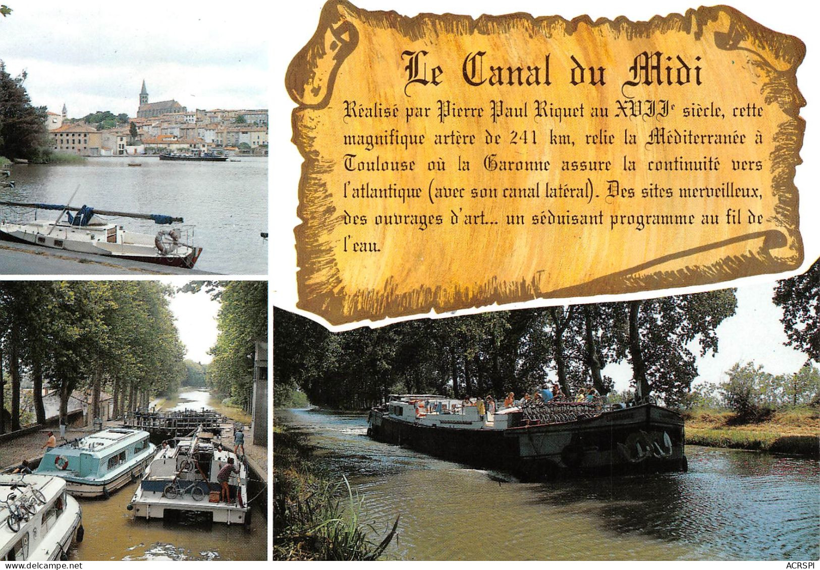 34 BEZIERS SETE Canal Du Midi Toulouse (Scan R/V) N° 36 \MS9036 - Beziers