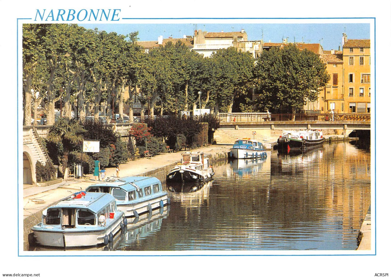 11 NARBONNE Canal De La Robine Reliant Le Canal Du Midi (Scan R/V) N° 14 \MS9036 - Narbonne