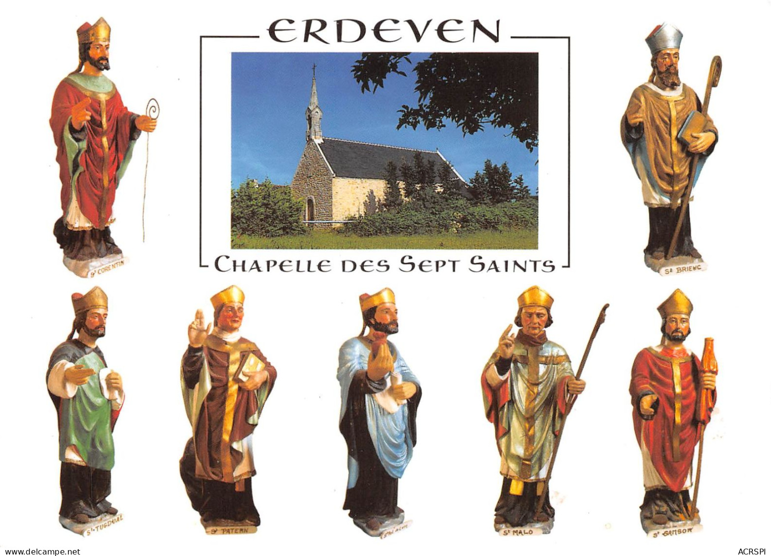 56 ERDEVEN La Chapelle Des Sept Saints (Scan R/V) N° 19 \MS9034 - Erdeven