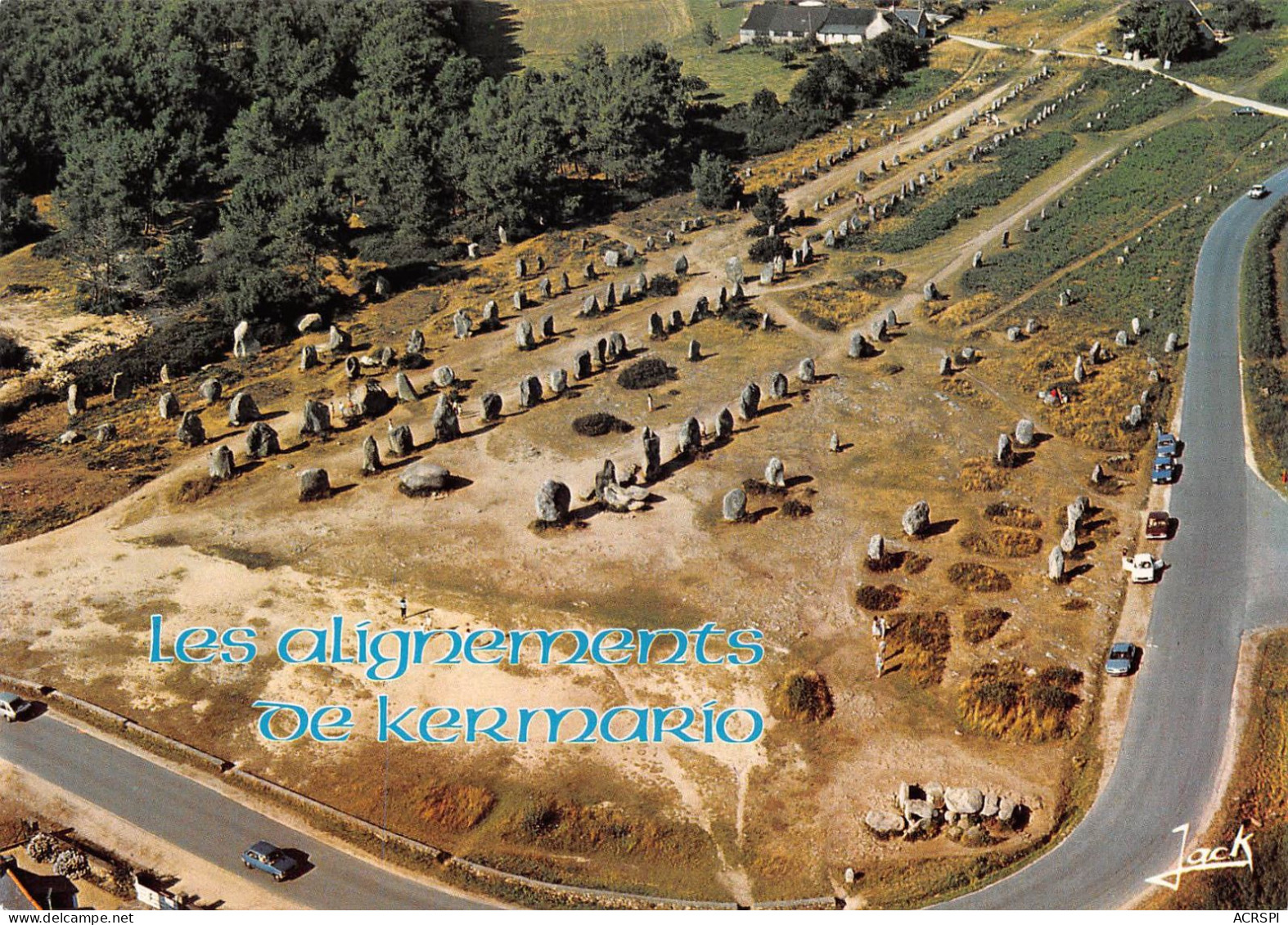 56 CARNAC Alignements Menhirs De KERMARIO (Scan R/V) N° 3 \MS9032 - Carnac