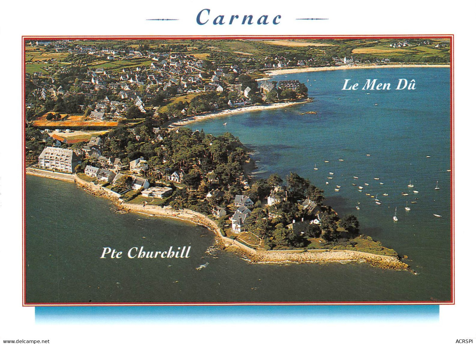 56 CARNAC Pointe Churchill Et Le Men-Dû (Scan R/V) N° 23 \MS9031 - Carnac