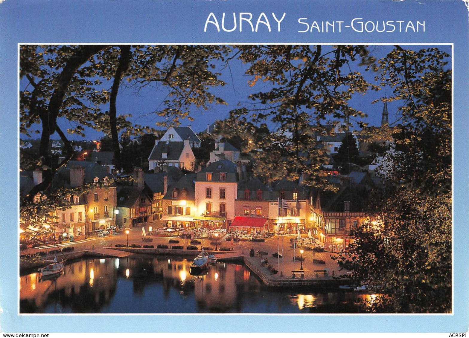 56 AURAY Port De Saint-Goustan De Nuit (Scan R/V) N° 39 \MS9030 - Auray