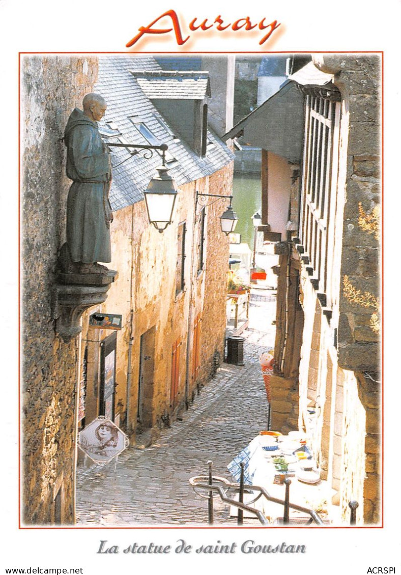 56 AURAY La Statue De Saint-Goustan (Scan R/V) N° 23 \MS9030 - Auray