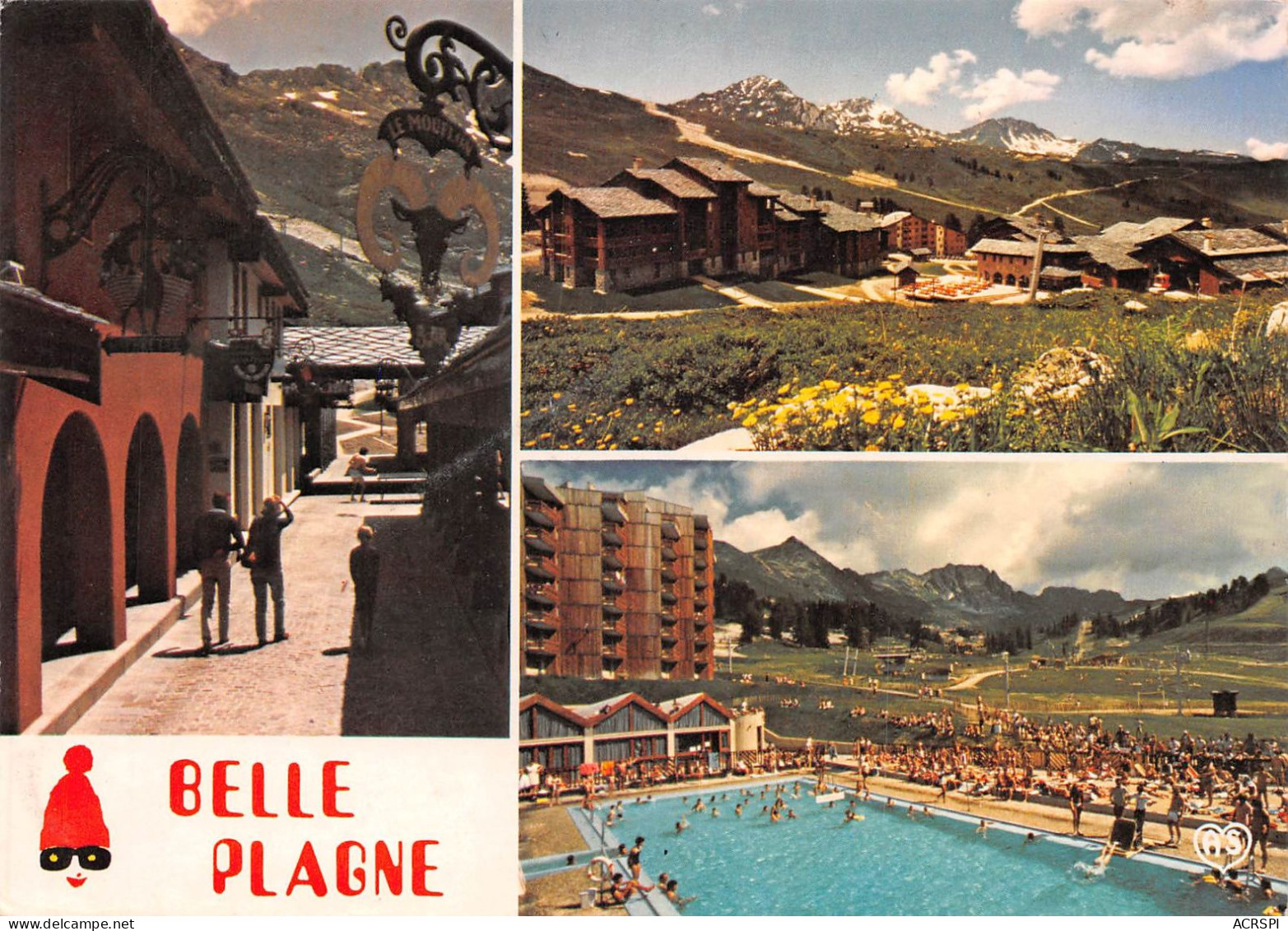 73 LA PLAGNE-BELLE Multivue Station été-hiver (Scan R/V) N° 57 \MS9048 - Bourg Saint Maurice